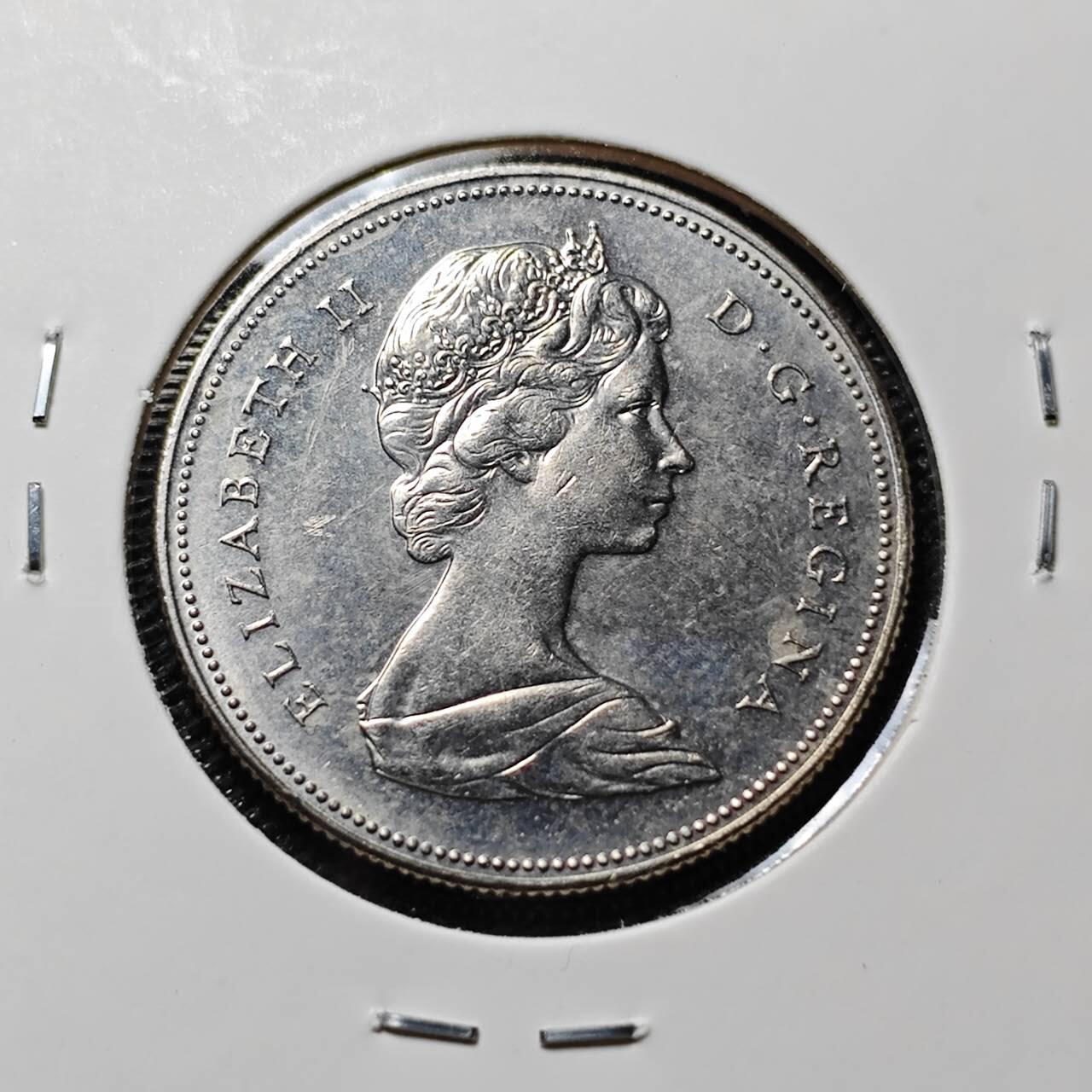 KK钱币收藏小铺  第393期  2月预留时间 周末发货  1969加拿大50分