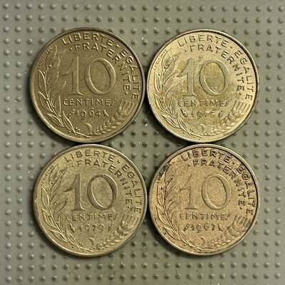 2026年第22场各国散币拍卖（总第172场） - 法国10生丁4枚