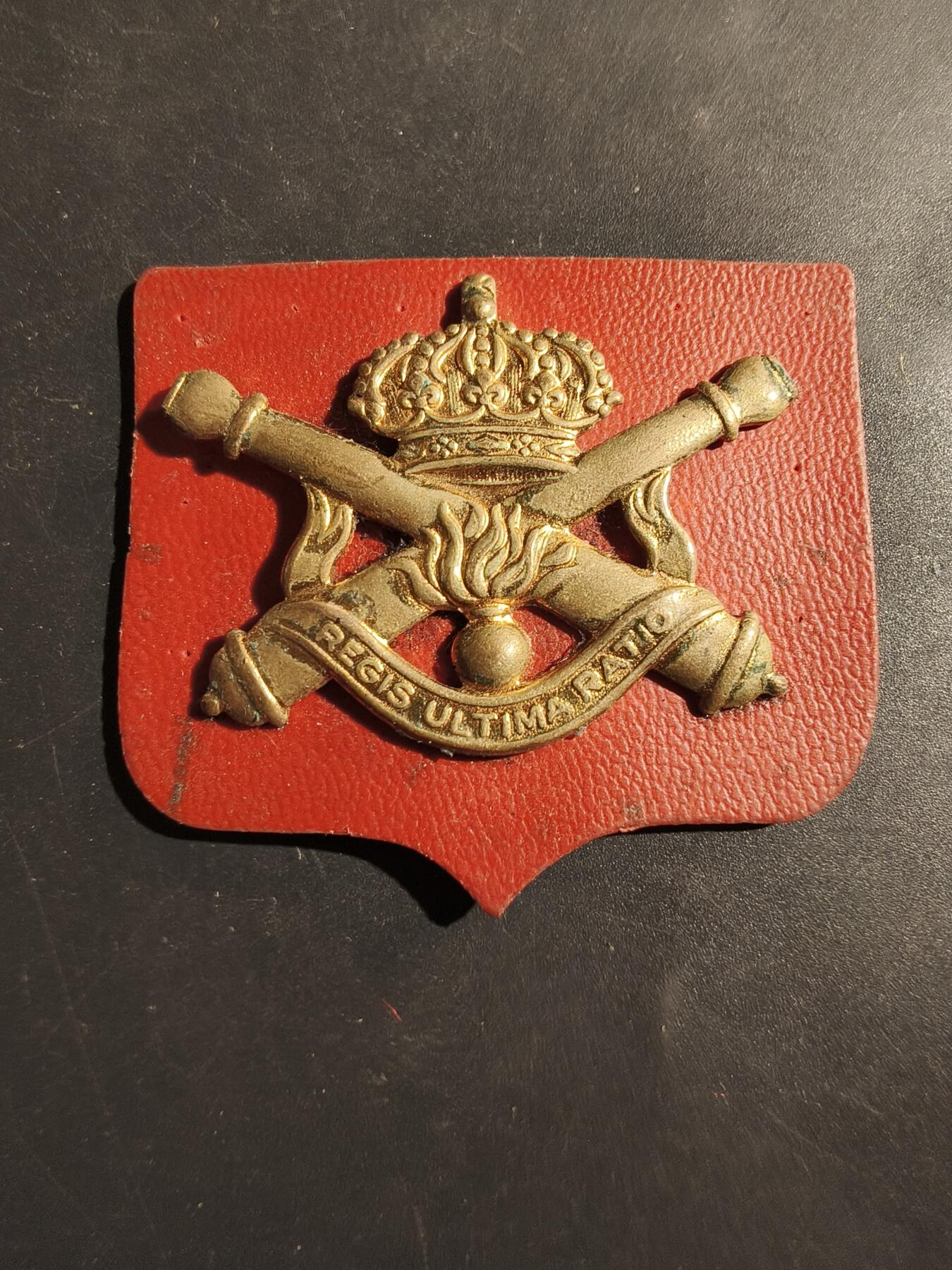 老王徽章第180期 比利时皇家炮兵贝雷帽徽