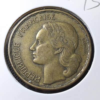 KK钱币收藏小铺  第393期  2月预留时间 周末发货 -  法国50法郎