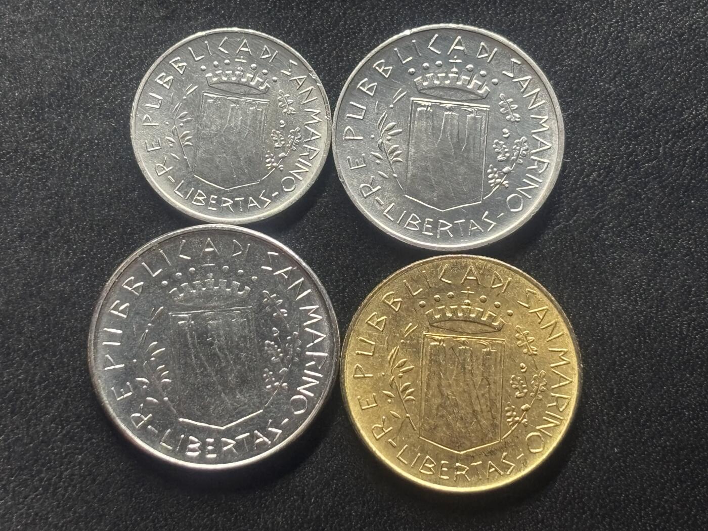 邮泉阁限时拍卖第四十一场（硬币在国外。请付邮费6元。） 圣马力诺1981年4枚