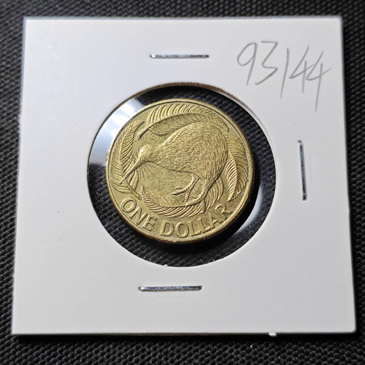 KK钱币收藏小铺  第393期  2月预留时间 周末发货  新西兰1元