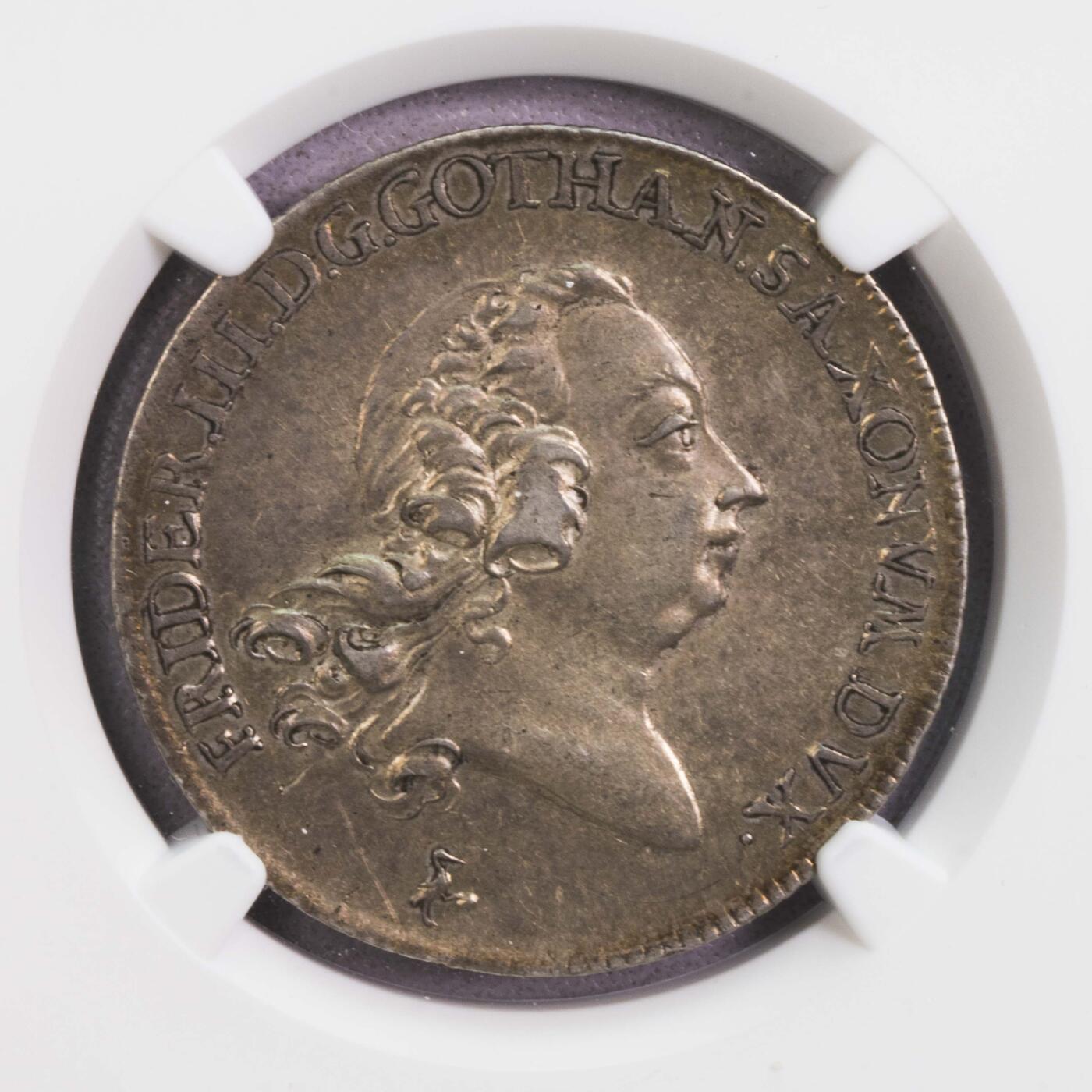 NGC-AU55 1764萨克森阿尔腾堡半泰勒 唯一冠军分