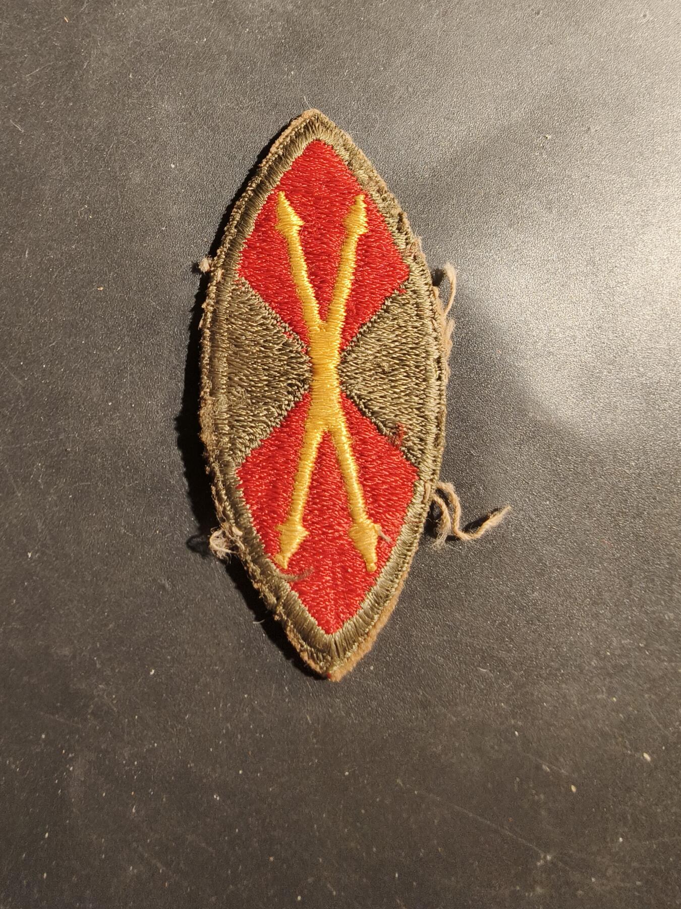 老王徽章第180期 二战时期美国陆军防空炮兵中央防御司令部臂章