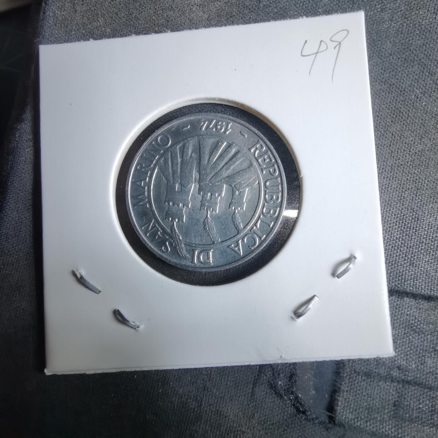 沼泽如烟--第985场 圣马力诺1974年10里拉FAO