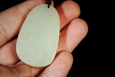 上海都达杂项专场四十七【全场包邮】  天然和田玉精雕《千手观音》挂件90-88