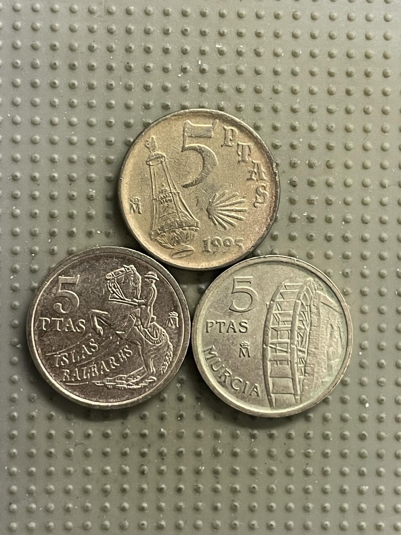 2026年第22场各国散币拍卖（总第172场） 西班牙5比赛塔纪念币3枚