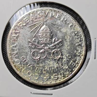 KK钱币收藏小铺  第393期  2月预留时间 周末发货 -  梵蒂冈镀银章