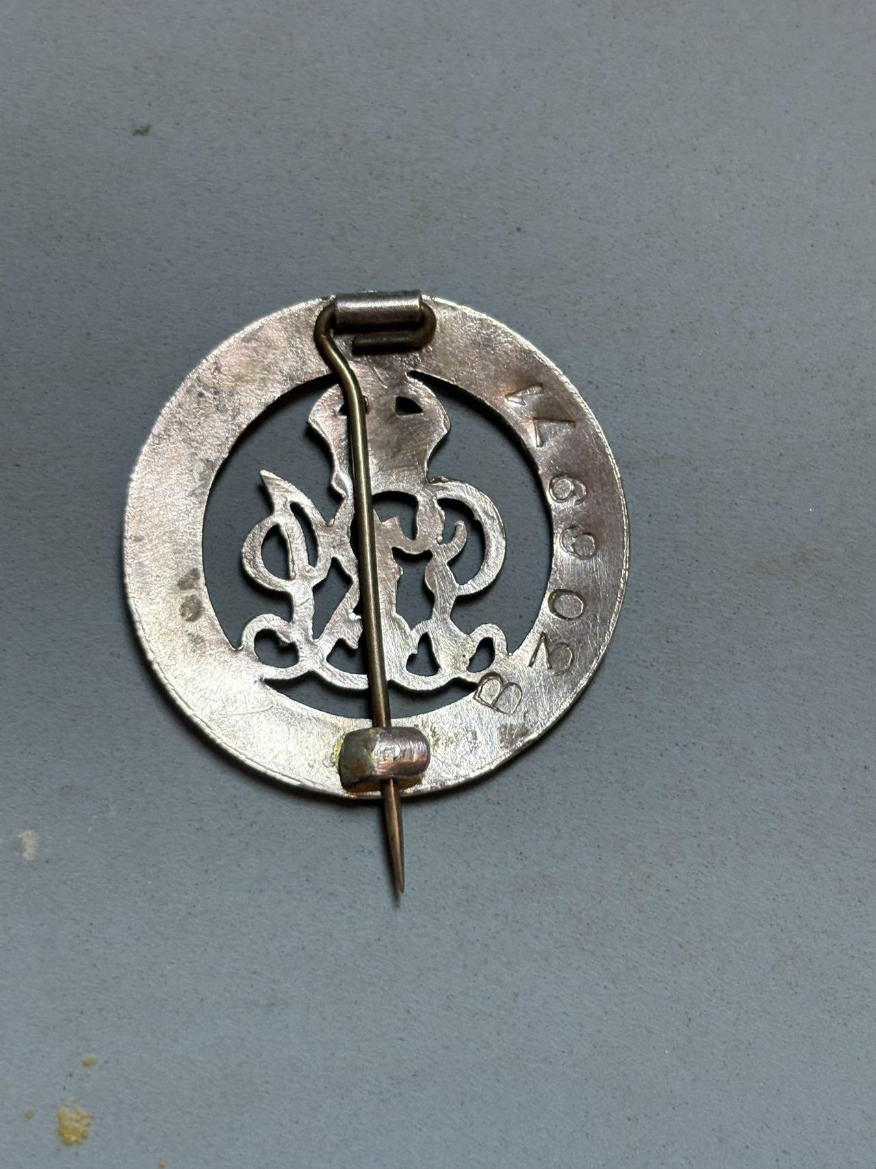 盛世勋华——号角文化勋章邮票专场拍卖第304期 英国战伤证章 银制 重8克