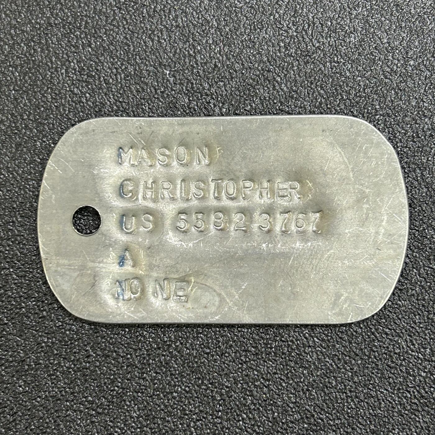 西秦中古拍卖第七十五期 越南战争时期 美军身份牌2号