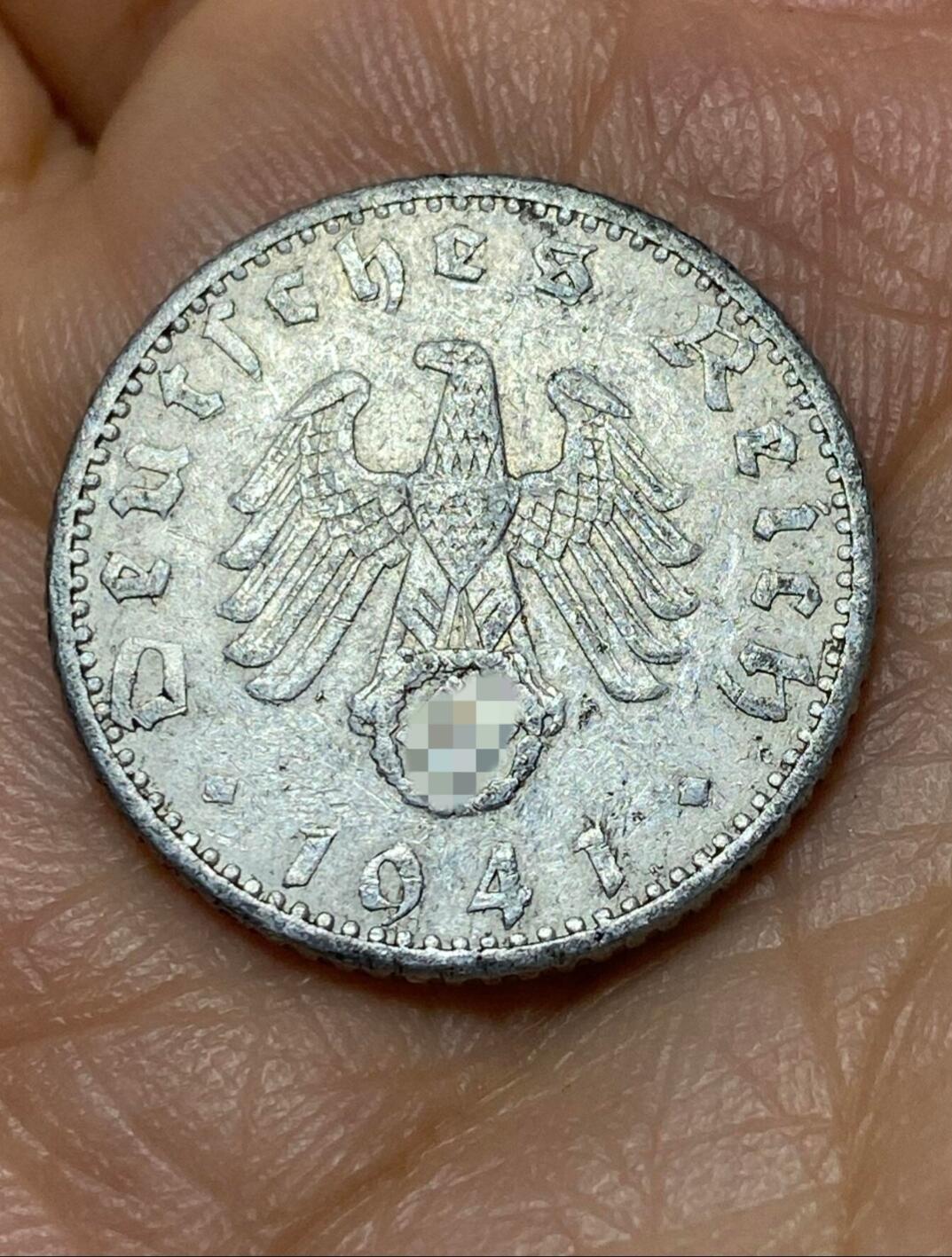 2026年第十九场(总第一百八十八场）外国好品散币场(免佣金) 少见版本–德意志第三帝国1941年50芬尼(J标，汉堡造)