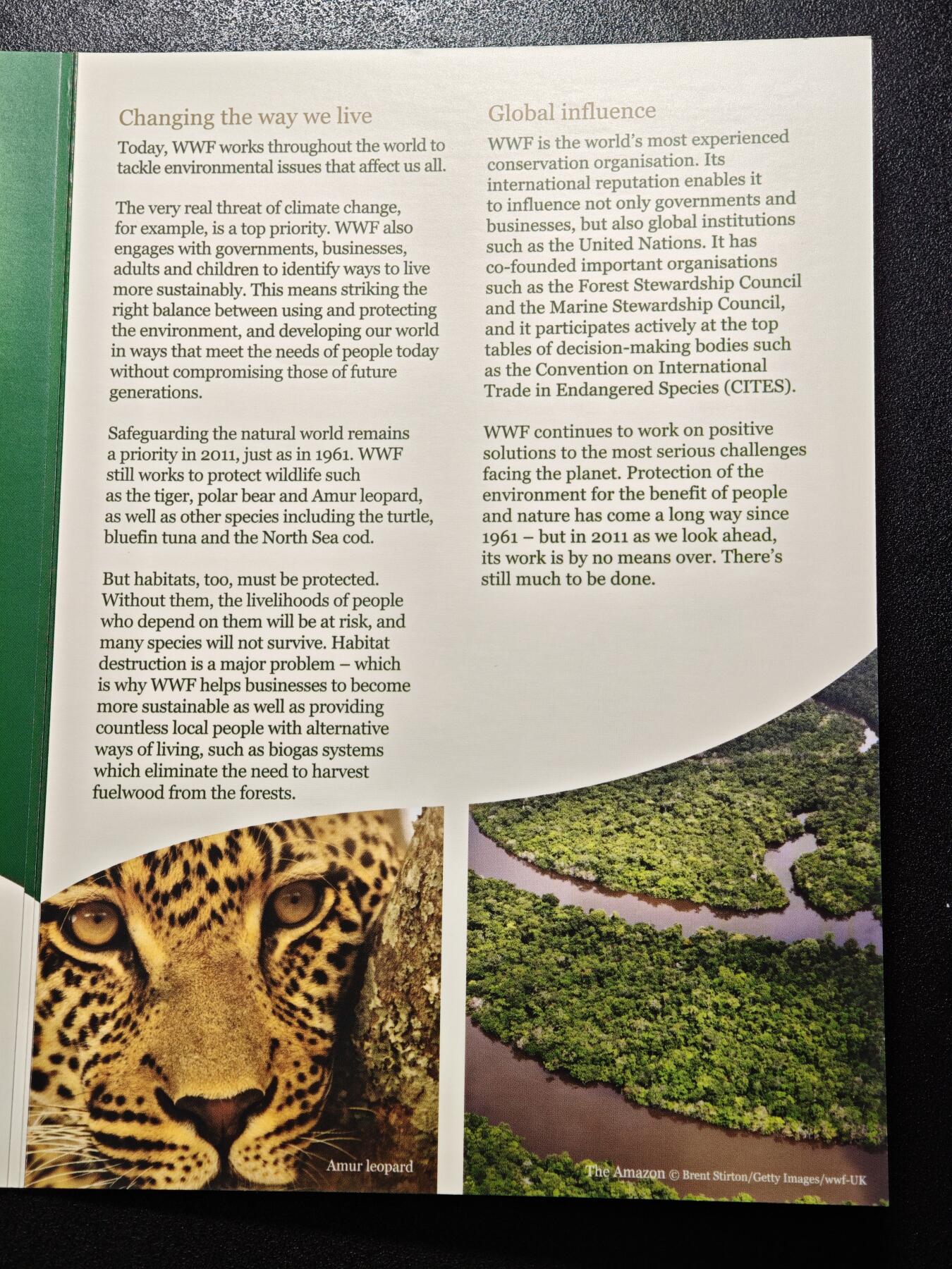 【德藏】世界币章拍卖第164期（拍品征集中~欢迎藏友联系） 2011年 英国世界自然基金会成立50周年50便士纪念镍币 原册 直径约：27.3mm；重约：8g