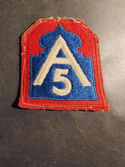 老王徽章第180期 - 美国陆军第5集团军臂章