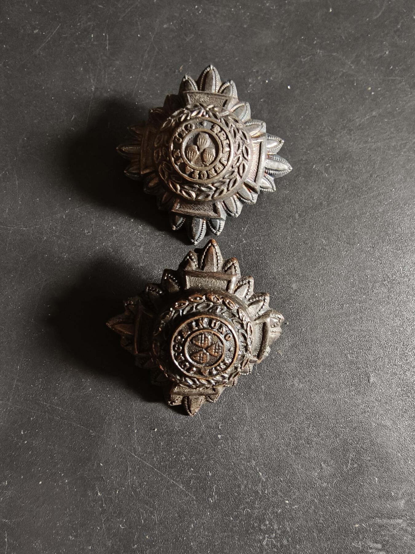 老王徽章第180期 英国军衔配饰一组    巴斯星    一战时期