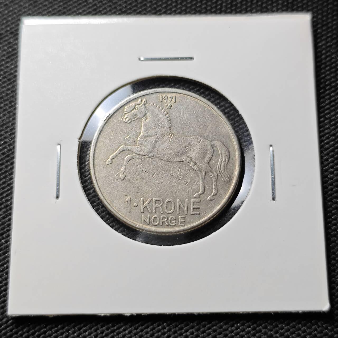 KK钱币收藏小铺  第393期  2月预留时间 周末发货  挪威1克朗