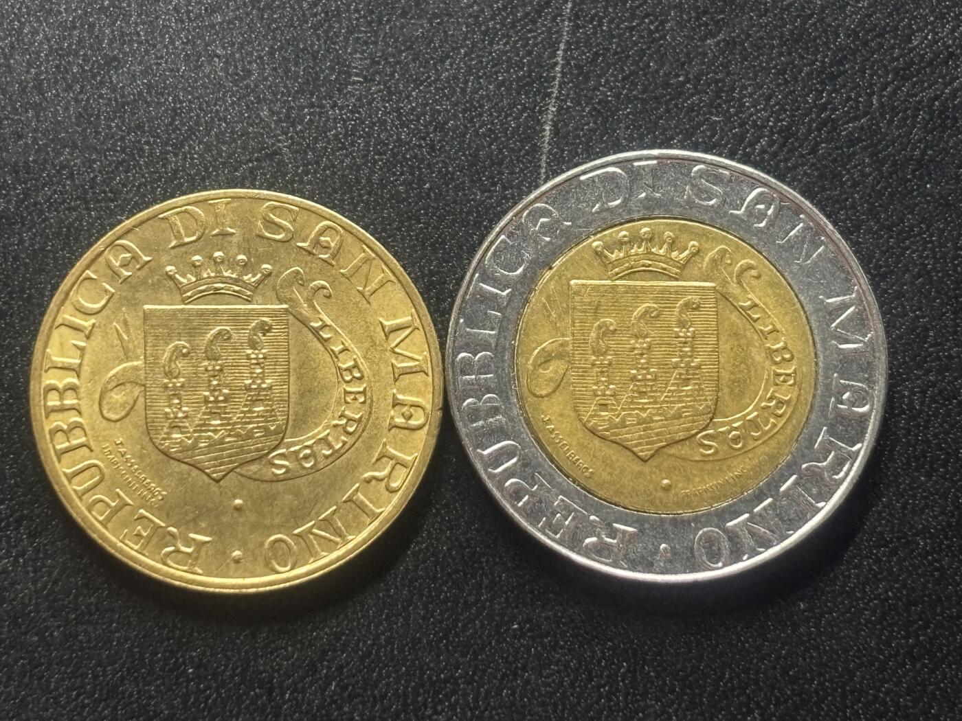 邮泉阁限时拍卖第四十一场（硬币在国外。请付邮费6元。） 圣马力诺1989年2枚