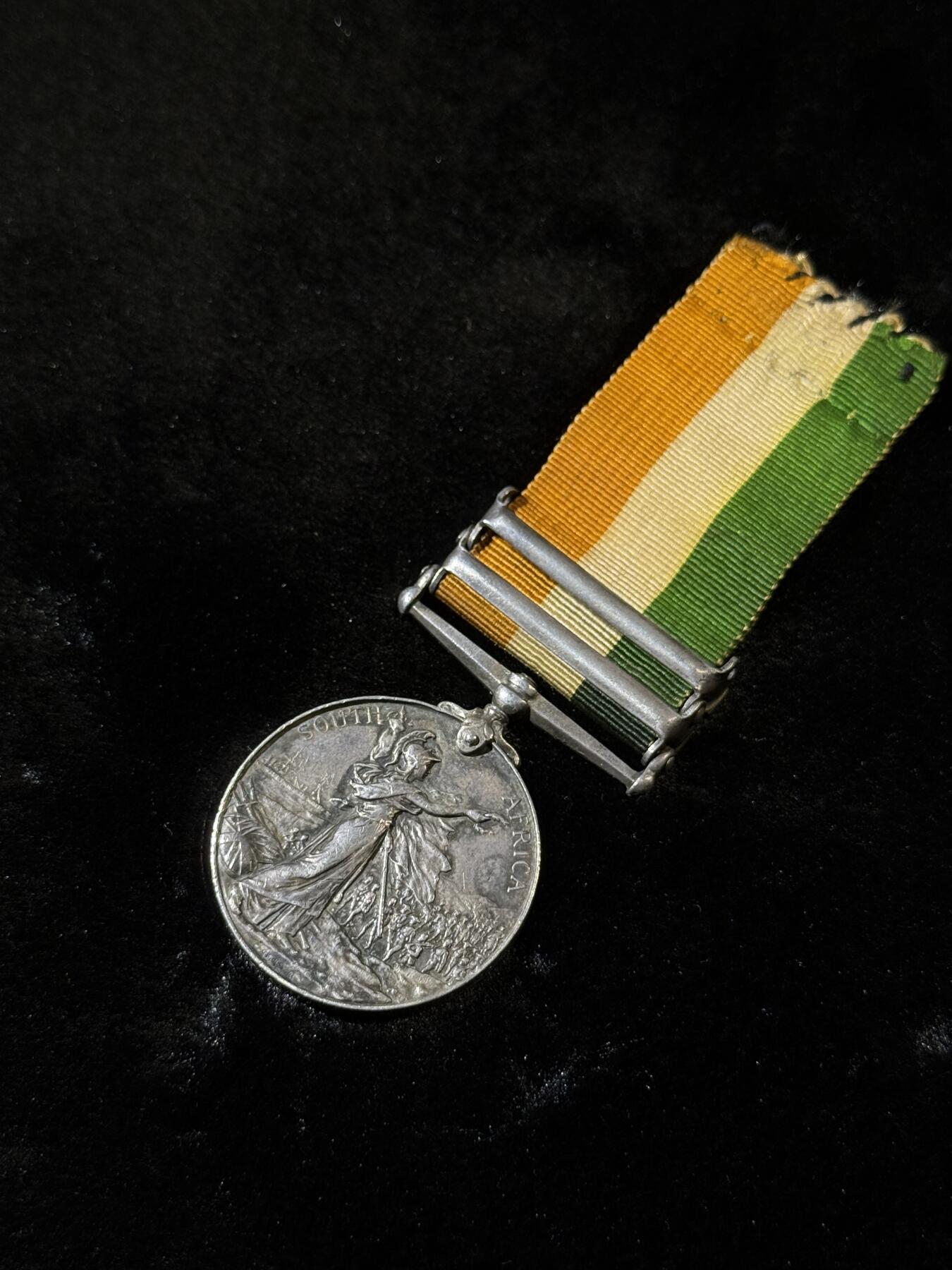 欢庆春节！戎马世界章牌大赏第111期春节大拍 英国布尔战役奖章，银制