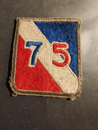 老王徽章第180期 - 美国陆军第75步兵师臂章