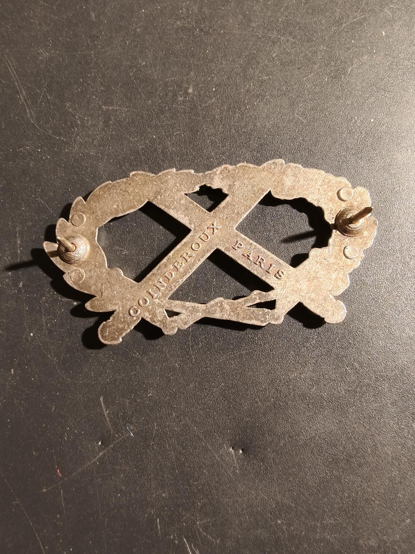 老王徽章第180期 法国陆军银级军事技能证章