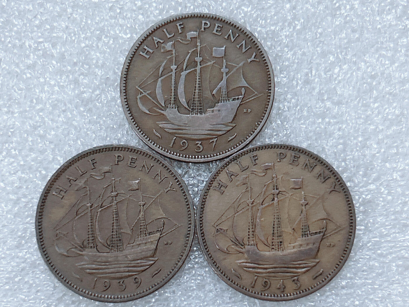 第一海外回流一元起拍收藏 散集专场  第299期 英国半便士 乔治六世 1/2便士