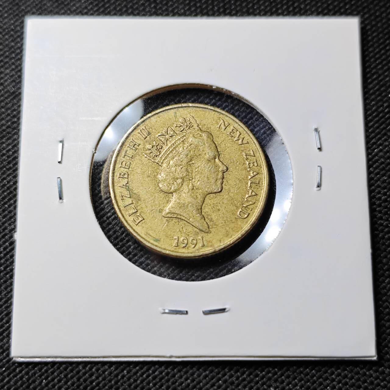 KK钱币收藏小铺  第393期  2月预留时间 周末发货  新西兰1元