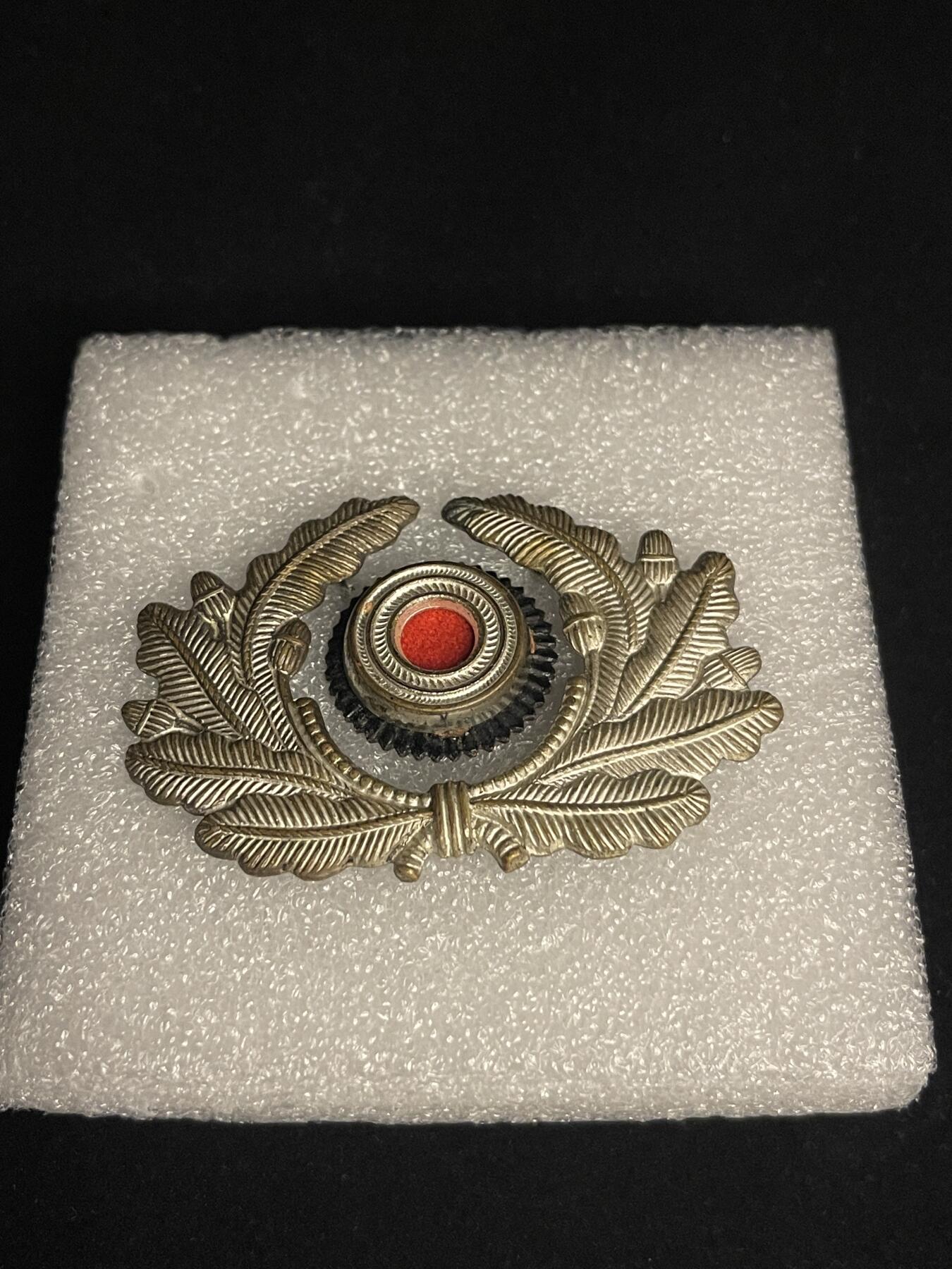 杂勋专场 二战德国早期一型帽徽少见