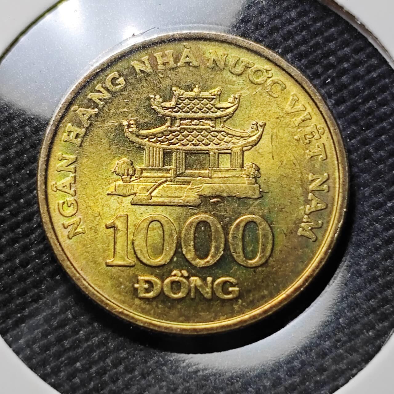 KK钱币收藏小铺  第393期  2月预留时间 周末发货  越南1000盾 好品