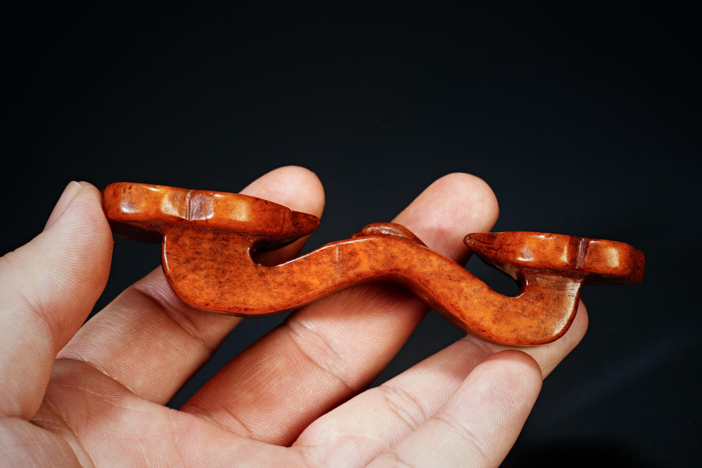 上海都达杂项专场二十一（全场包邮） 古玉玉如意手把件90-60