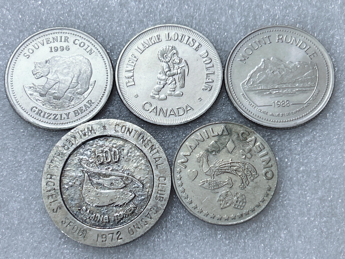 第一海外回流一元起拍收藏 散集专场  第300期 代币 5枚