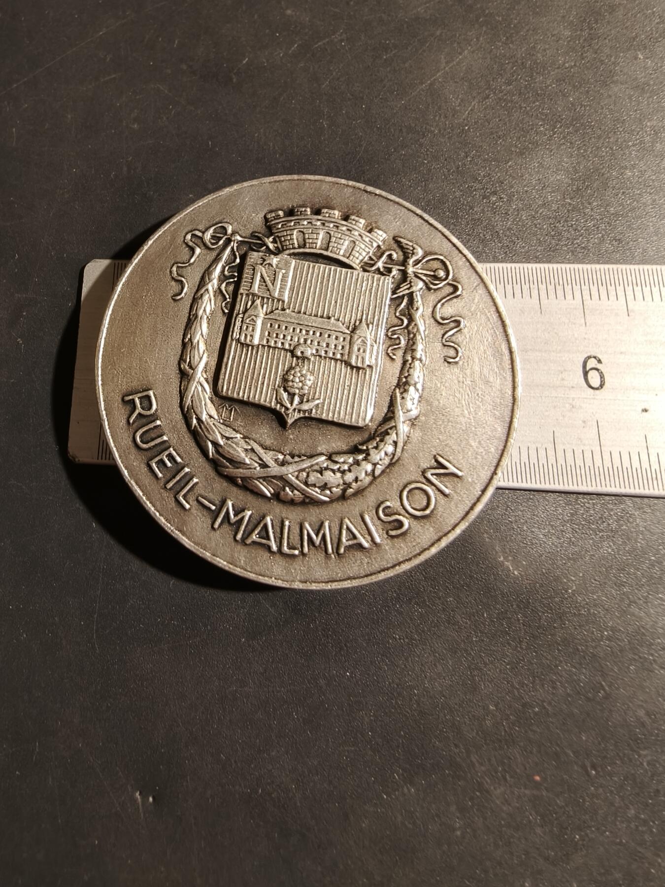 老王徽章第180期 法国布列塔尼人之友协会镀银大铜章     直径50mm     重量76.3g