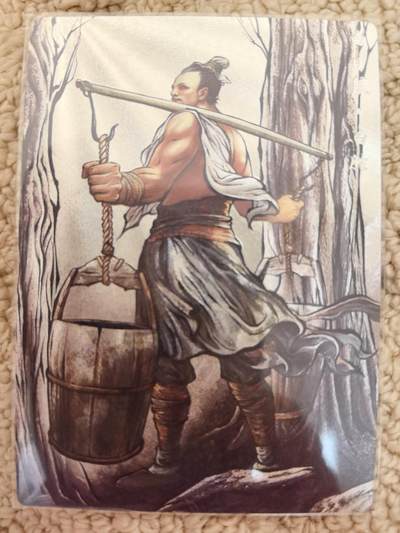 丫丫卡拍周中期快速结束（2月5日21：30截拍） - 【99编水墨】张建东水浒第二弹《白日鼠·白胜》编号随机