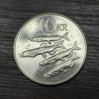 【本场4.12号发货】★第145★散币专场 不寄存，30包邮。不满30元，支付5元运费。《接受代拍 代送NGC评级》 - 88【无寄存】冰岛 2008年 10克朗  