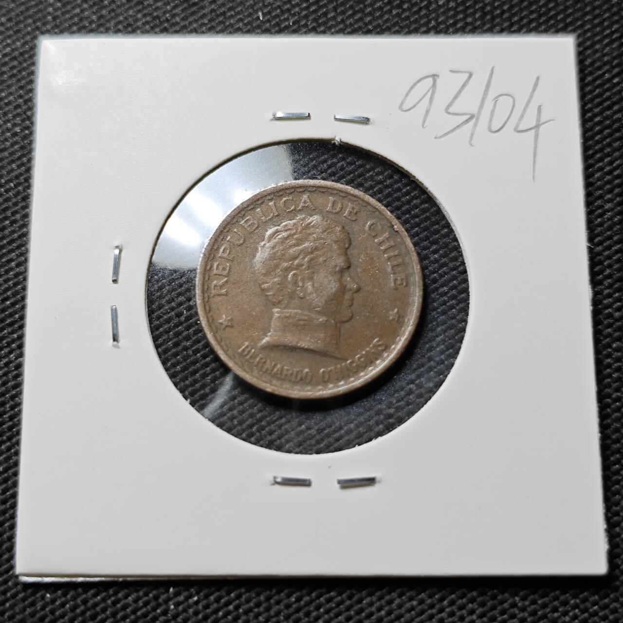 KK钱币收藏小铺  第393期  2月预留时间 周末发货  1942智利50分铜币