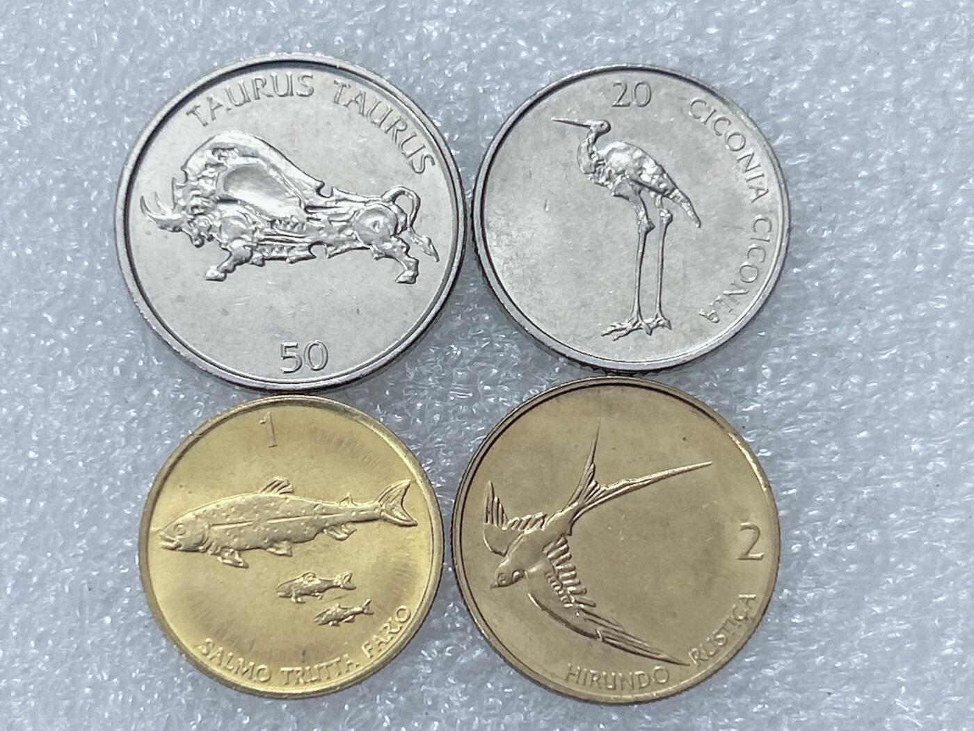 第一海外回流一元起拍收藏 散集专场  第301期 斯洛文尼亚硬币 4枚