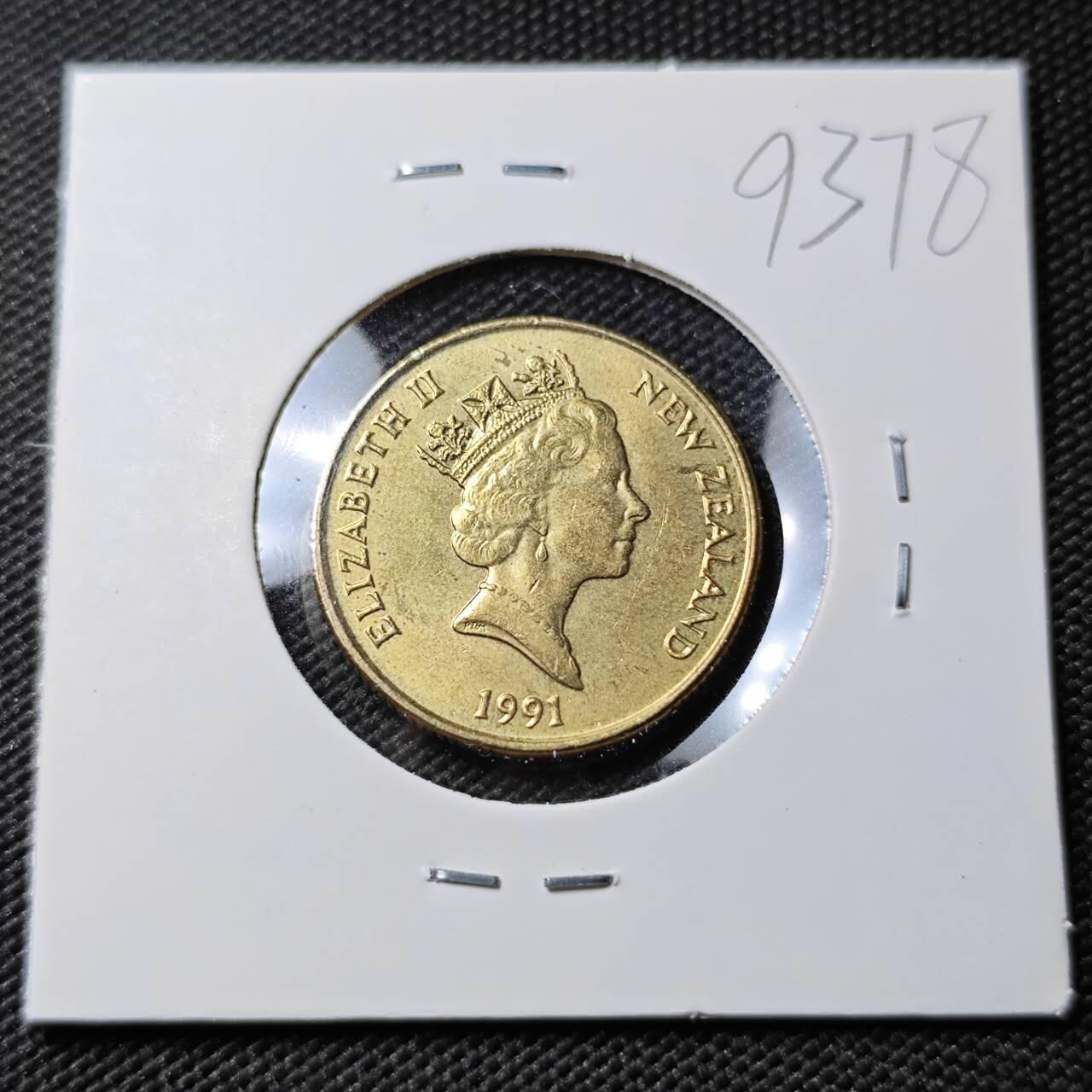 KK钱币收藏小铺  第393期  2月预留时间 周末发货  新西兰1元