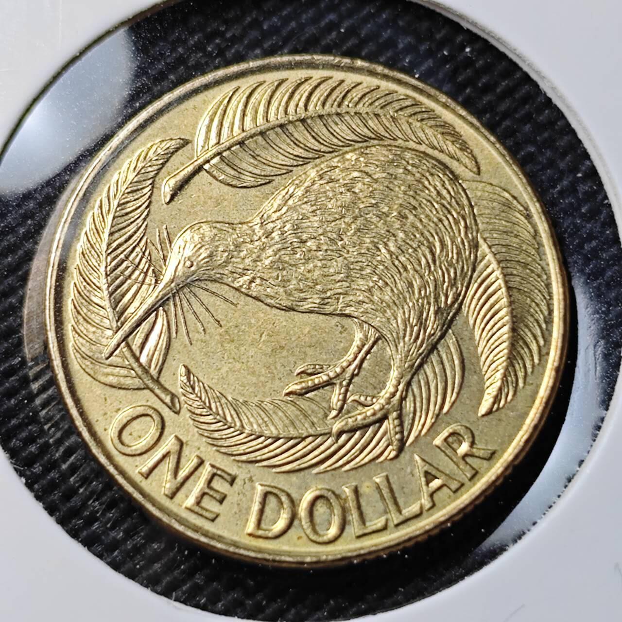 KK钱币收藏小铺  第393期  2月预留时间 周末发货  新西兰1元