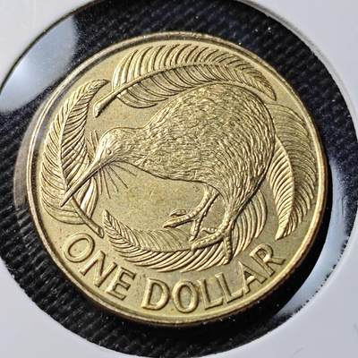 KK钱币收藏小铺  第393期  2月预留时间 周末发货 -  新西兰1元