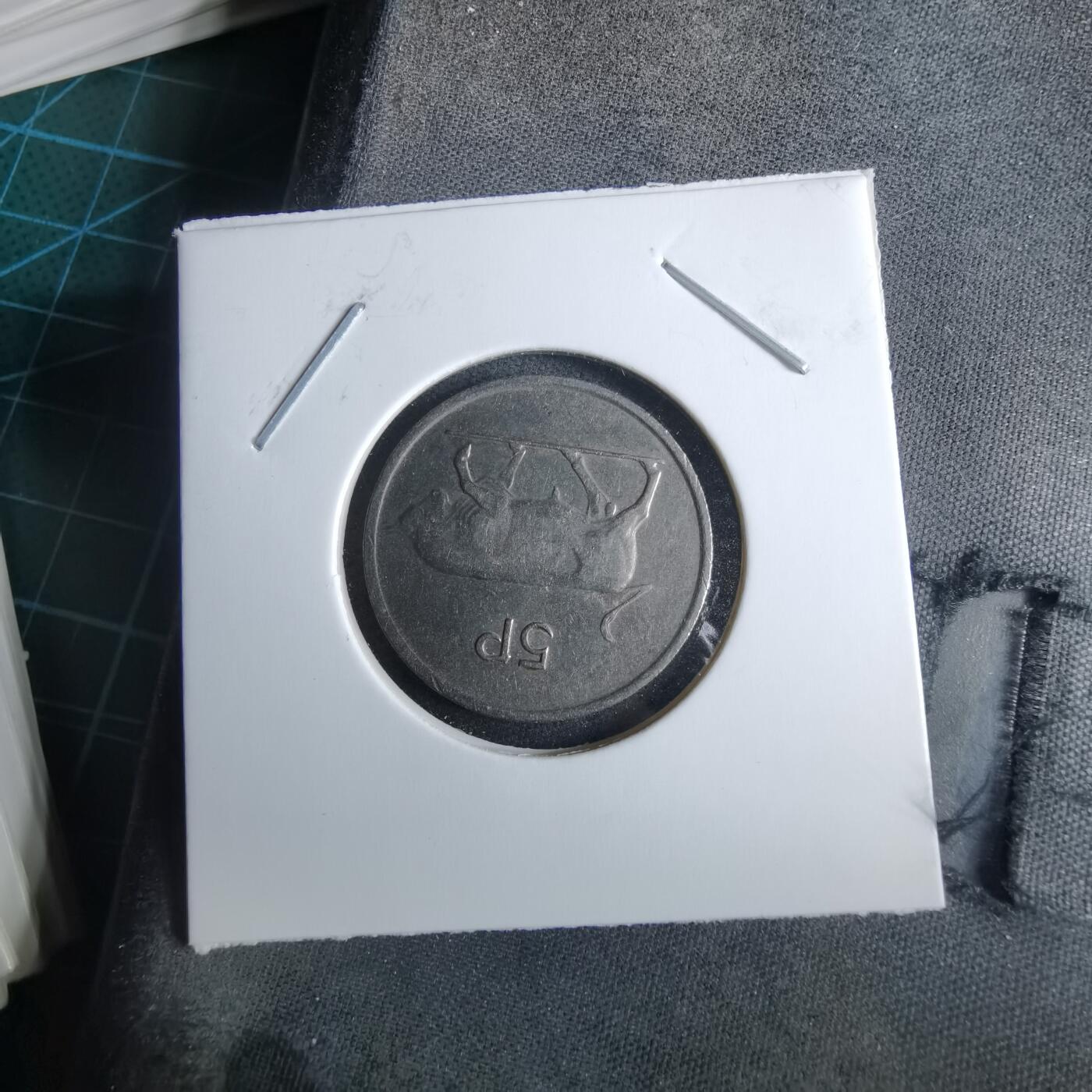 沼泽如烟--第985场 爱尔兰1975年5便士