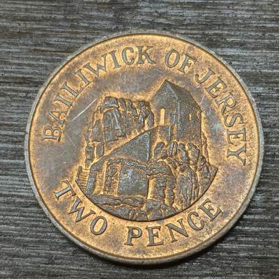 【铜匠收藏】★第146★散币专场 不寄存，30包邮。不满30元，支付5元运费。《接受代拍 代送NGC评级》 - 60【无寄存】泽西 2便士 1983年 铜币