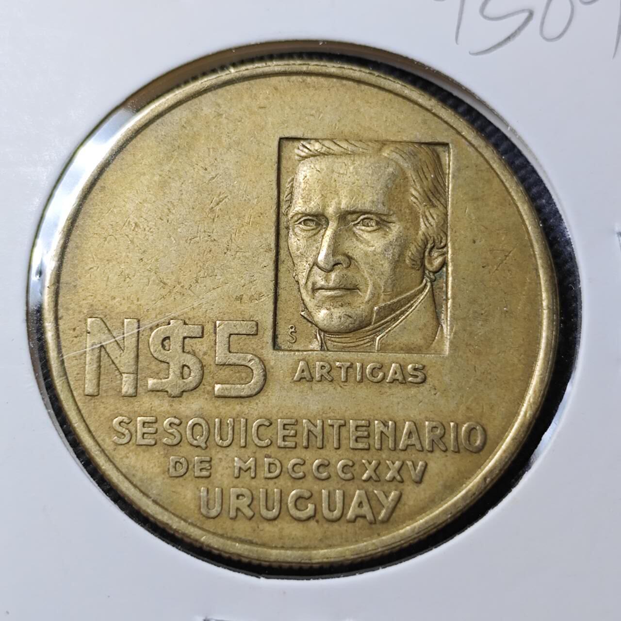 KK钱币收藏小铺  第393期  2月预留时间 周末发货  乌拉圭5比索