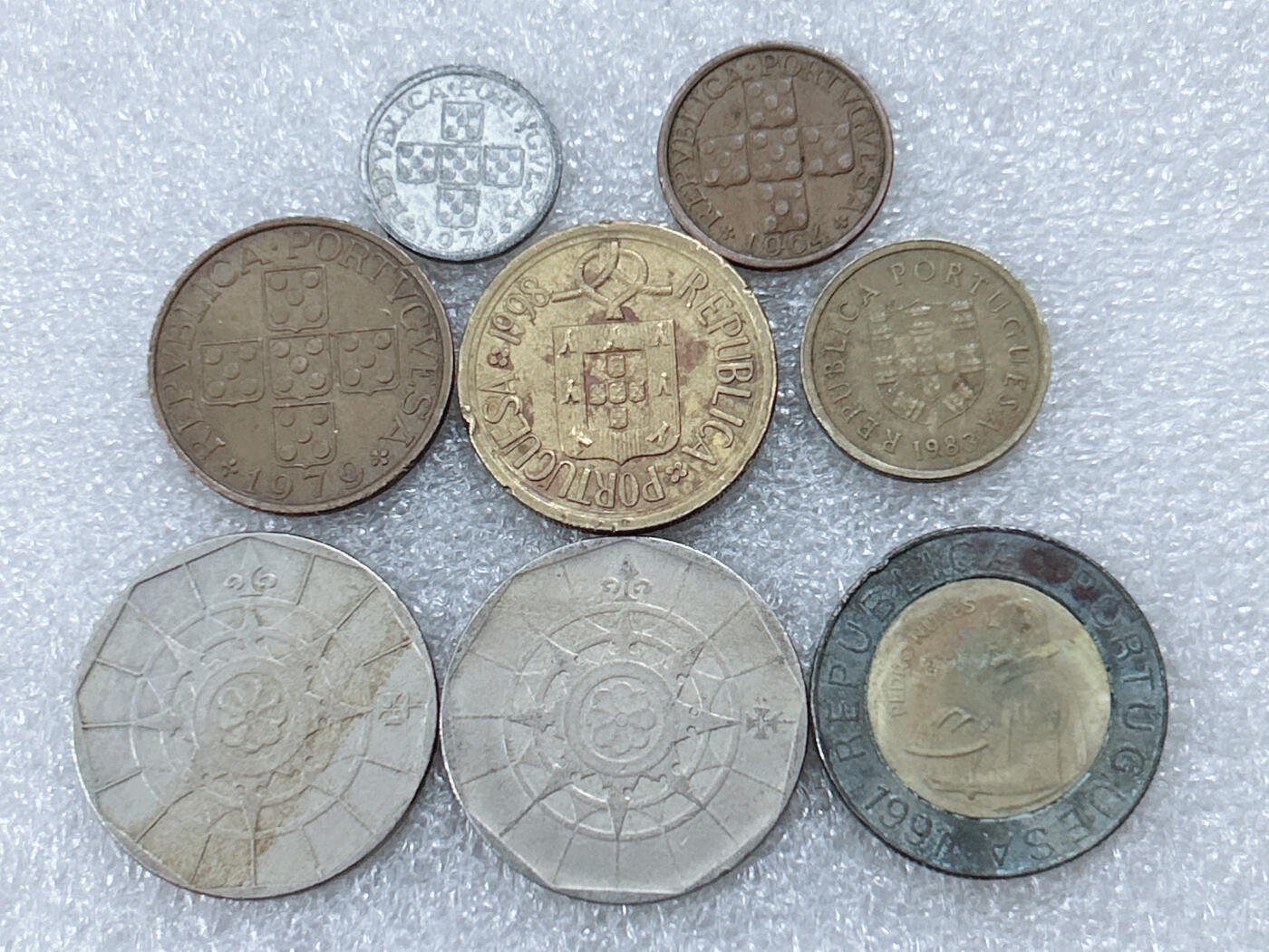 第一海外回流一元起拍收藏 散集专场  第300期 葡萄牙硬币 8枚