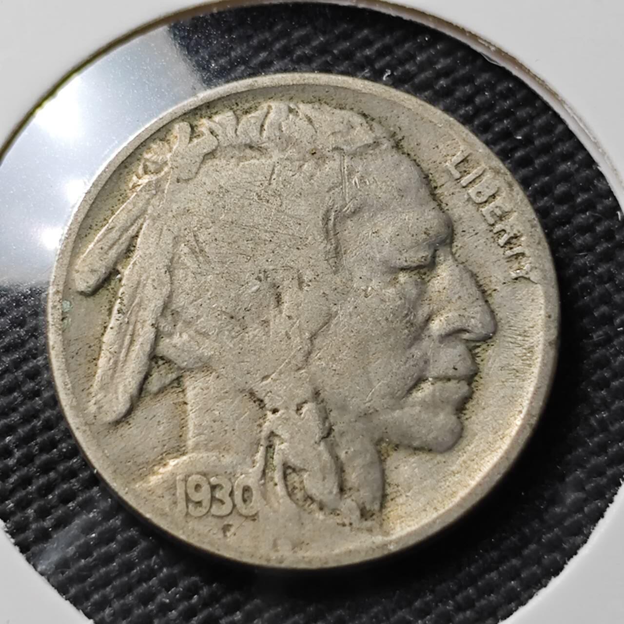 KK钱币收藏小铺  第393期  2月预留时间 周末发货  1930美国5分镍币