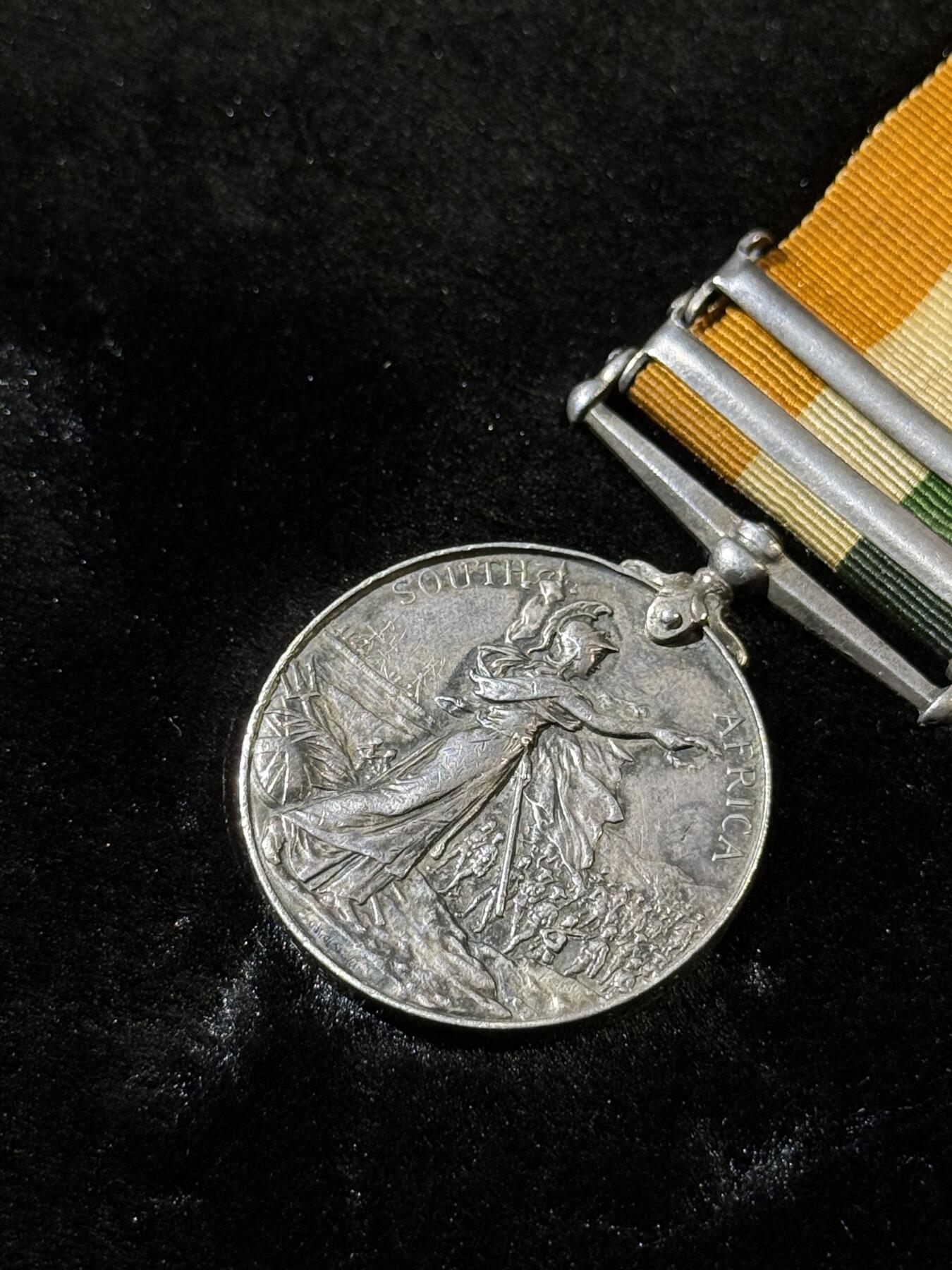 欢庆春节！戎马世界章牌大赏第111期春节大拍 英国布尔战役奖章，银制