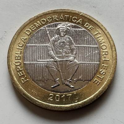 🌹外币初藏🌹🐯2026年第16场 快递将在12号停运 年前需发货的抓紧 ，年后正月十五恢复发货 - 东帝汶2017年100分