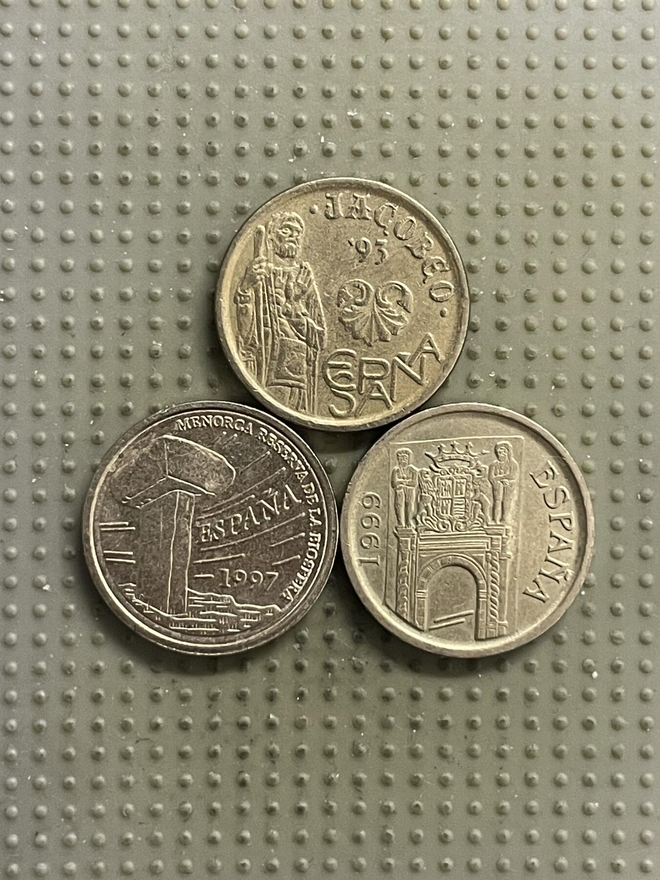 2026年第22场各国散币拍卖（总第172场） 西班牙5比赛塔纪念币3枚