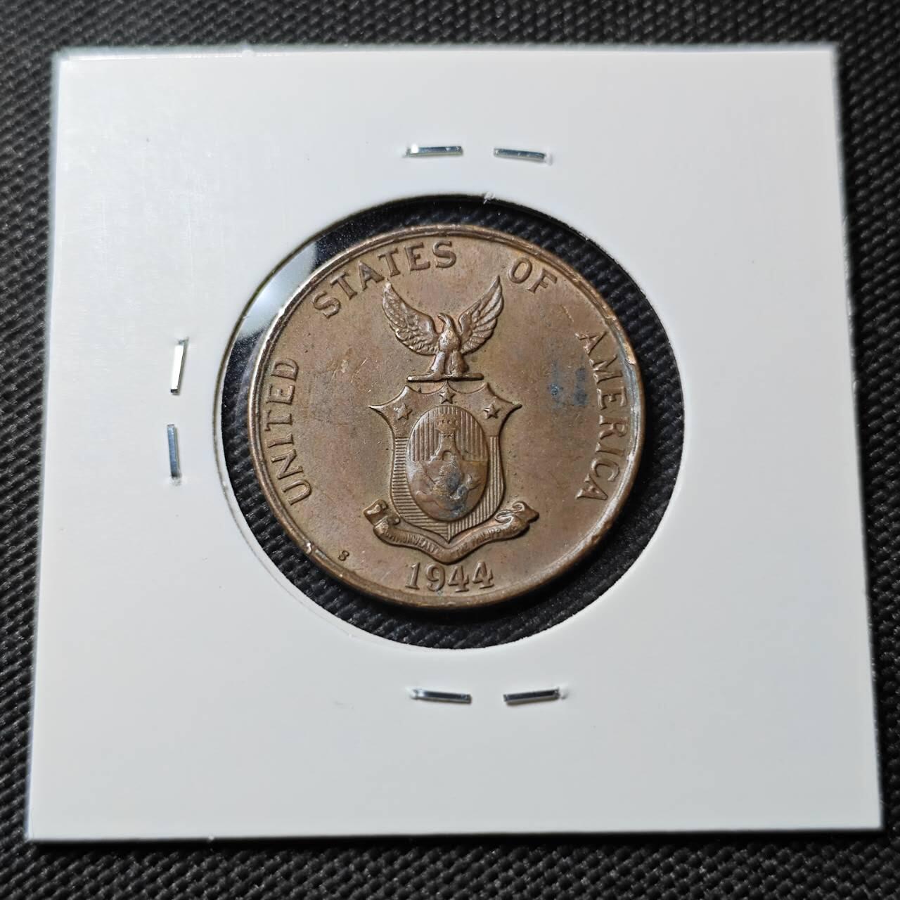 KK钱币收藏小铺  第393期  2月预留时间 周末发货  美属菲律宾1分铜币