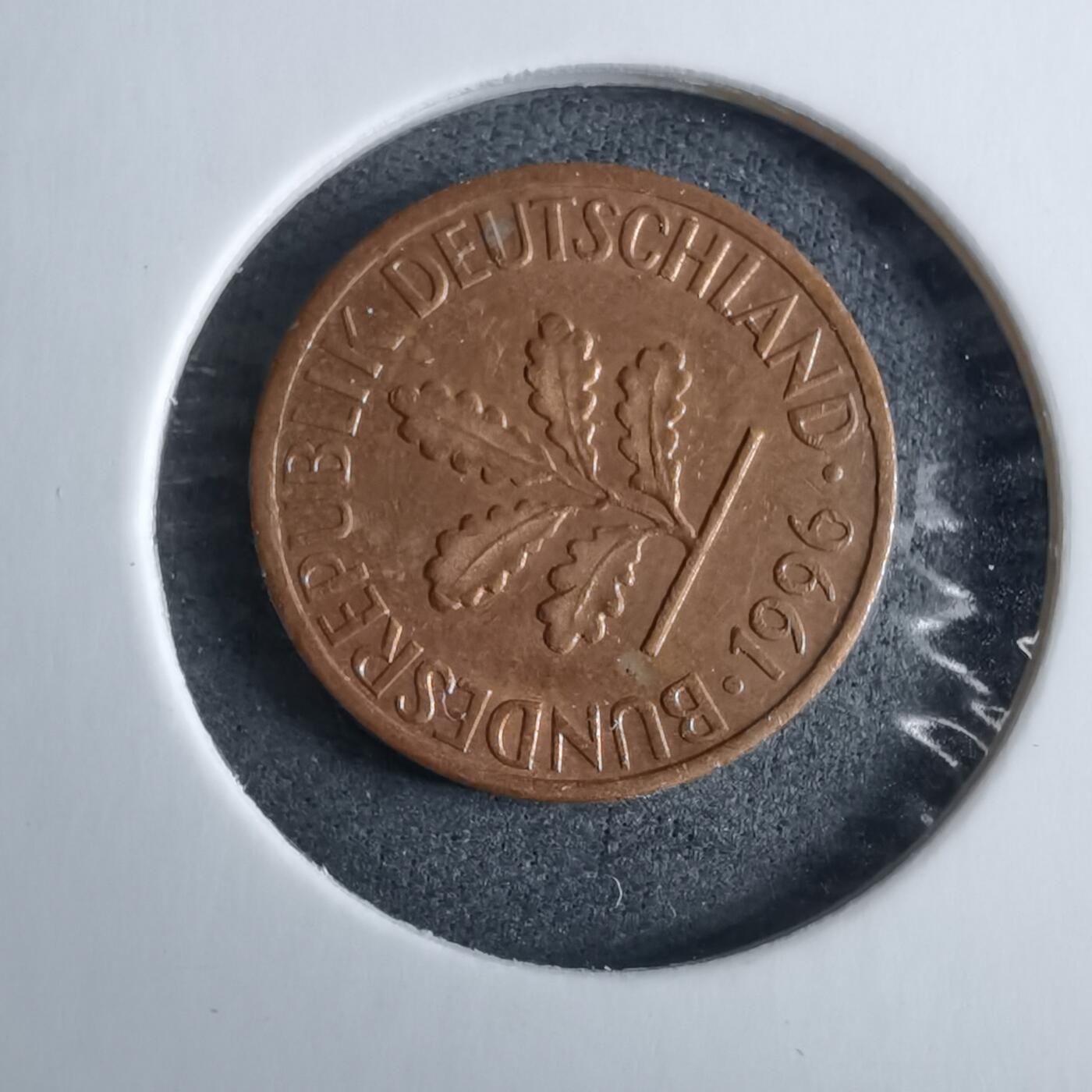 沼泽如烟--第985场 德国1996年1芬尼