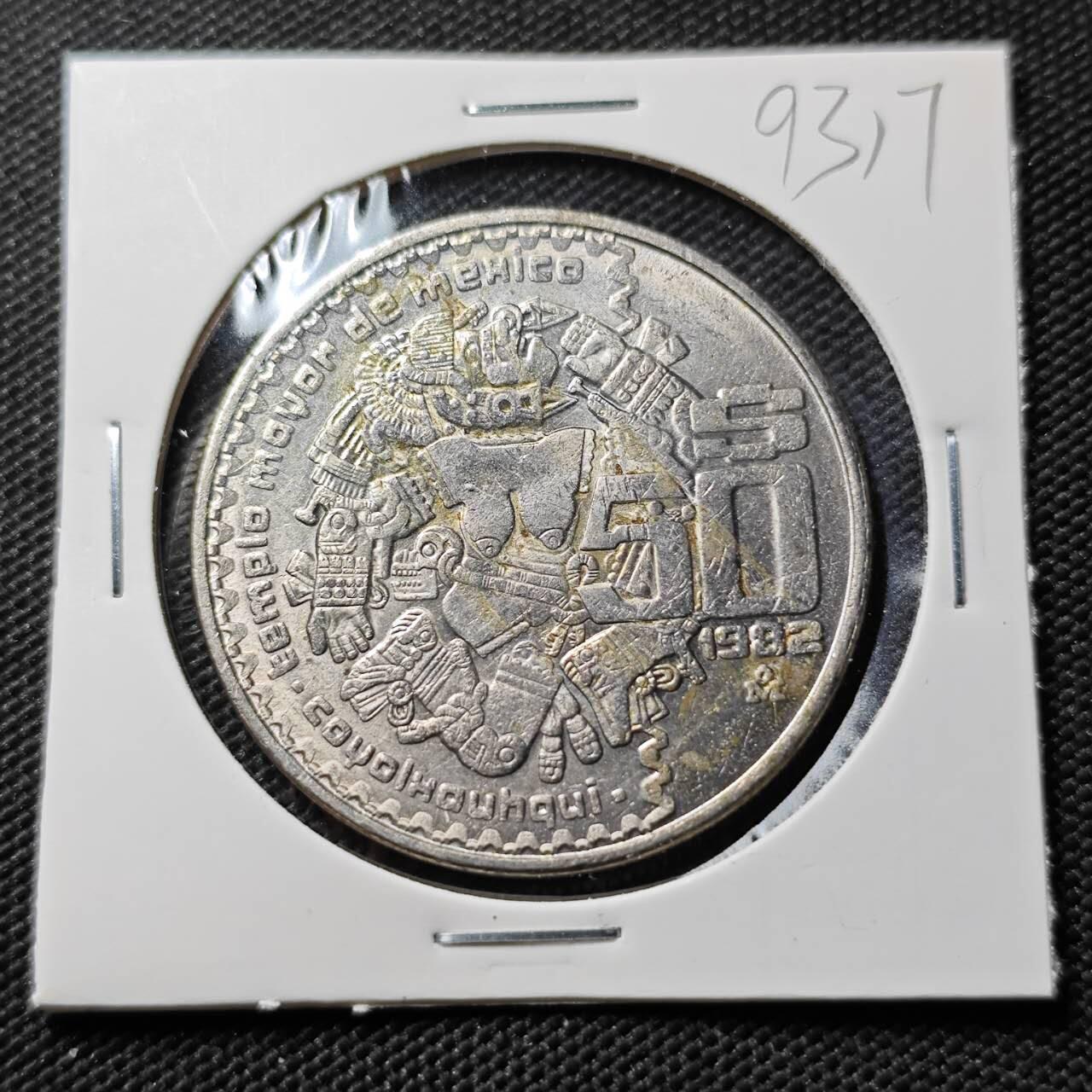 KK钱币收藏小铺  第393期  2月预留时间 周末发货  墨西哥50比索大币