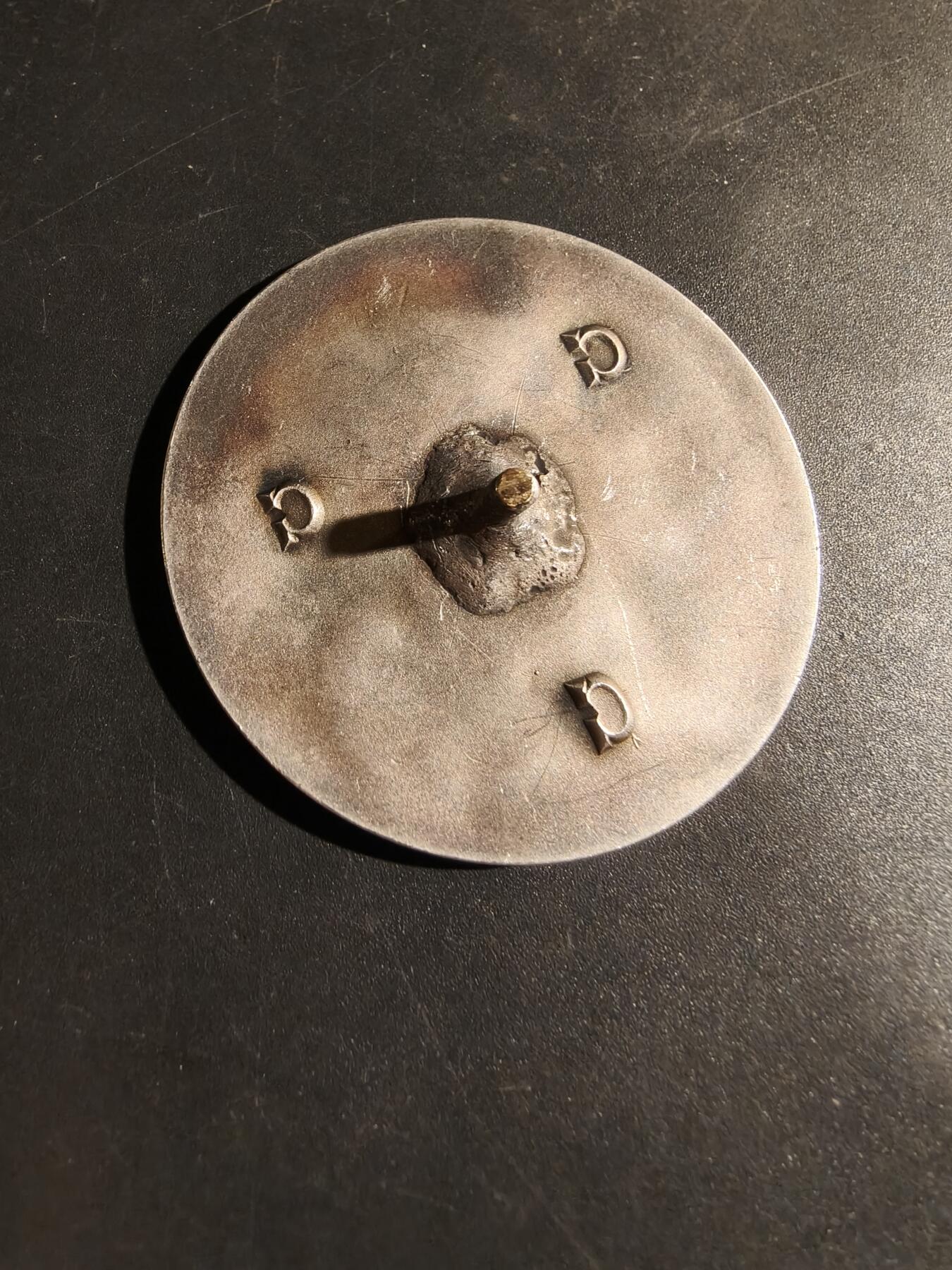 老王徽章第180期 法国促进进步协会镀银大铜章    单面     直径50mm     重量44.6g