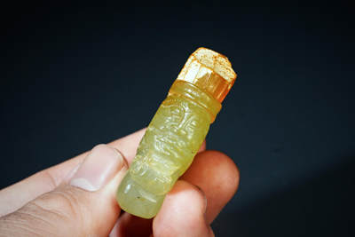 上海都达杂项专场四十七【全场包邮】  古玉玉贵人挂件90-68